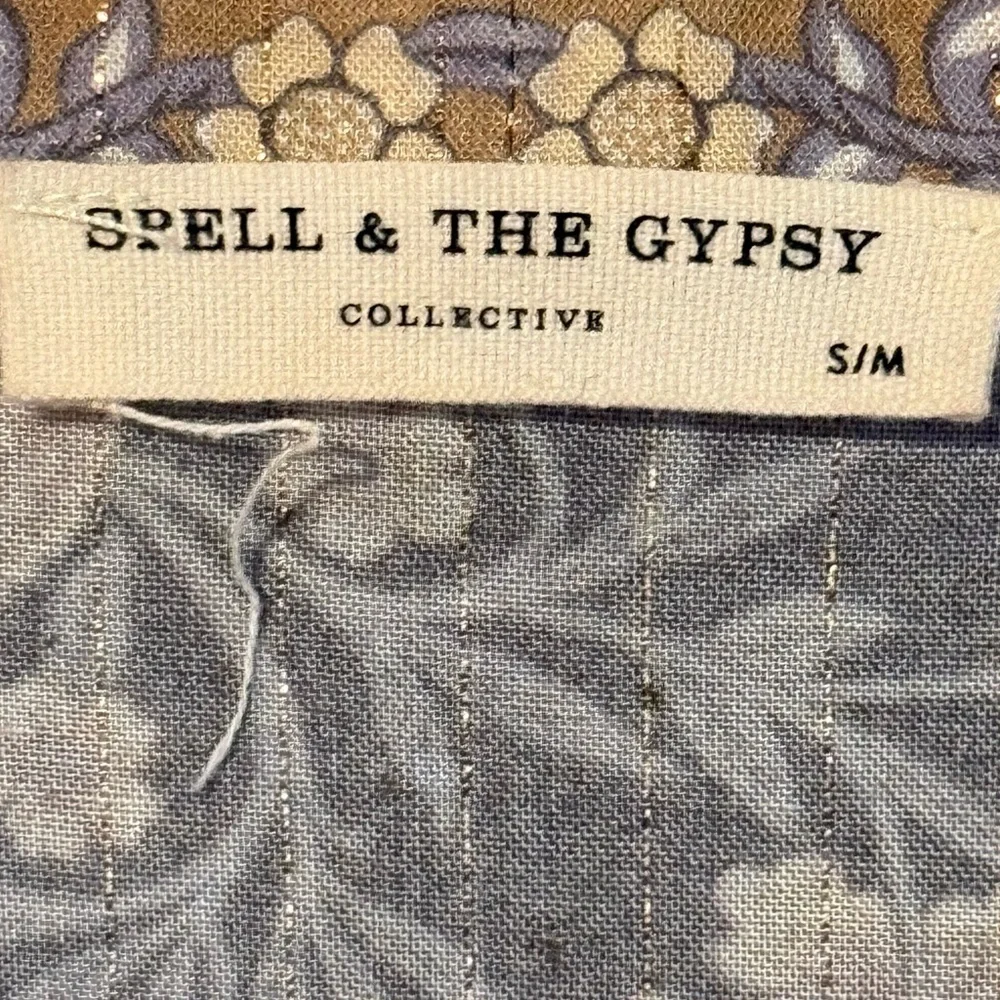 Spell & The Gypsy Oasis Paisley Floral Duster Size Small Medium - Picture 7 of 11